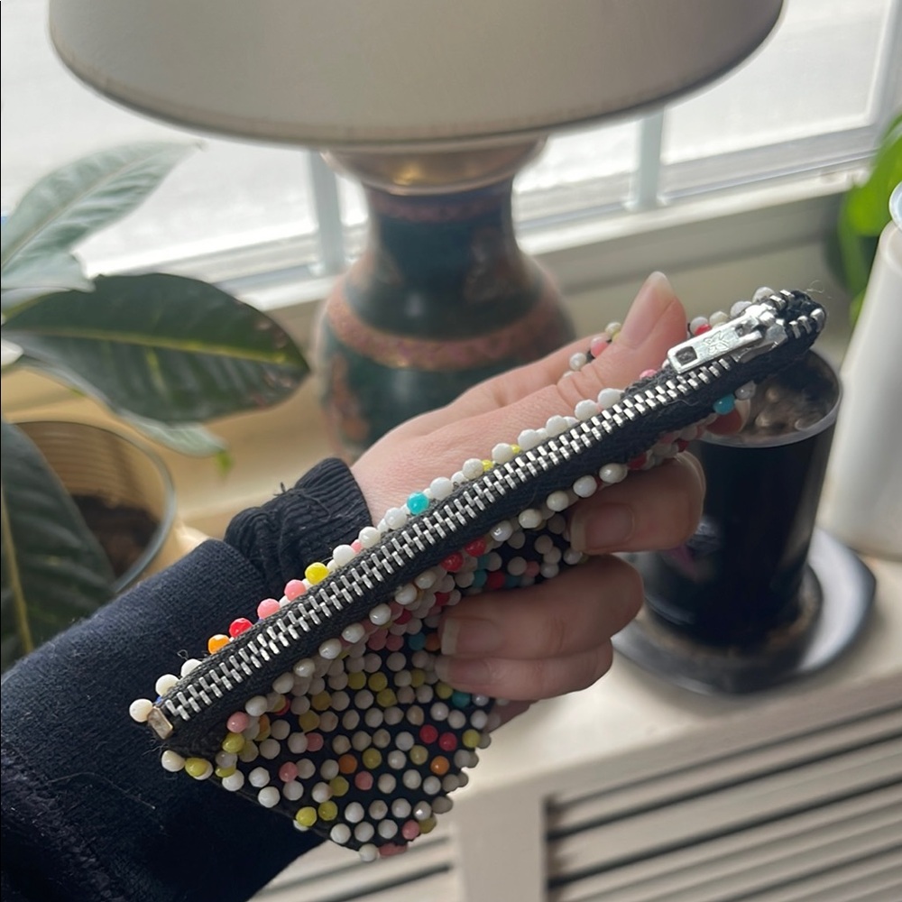 Vintage Colorful Studded Women's Pouch - Picture 4 of 6